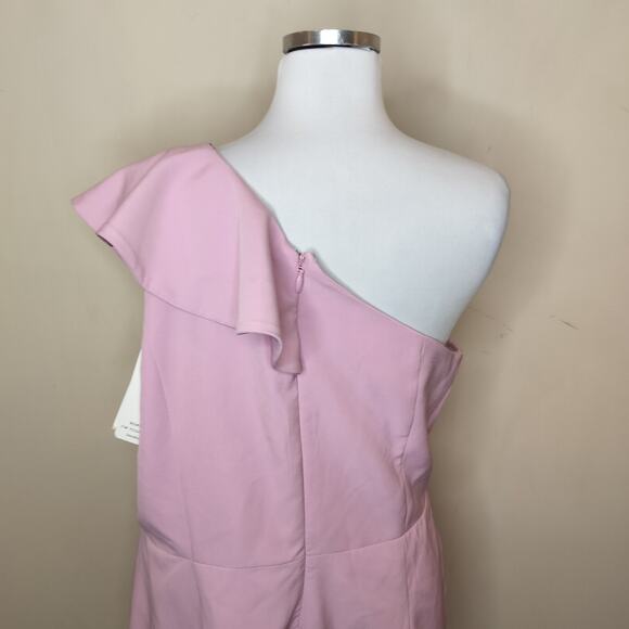 Lavish Alice One Shoulder Ruffled Corset Dress Cocktail Party - Picture 10 of 11